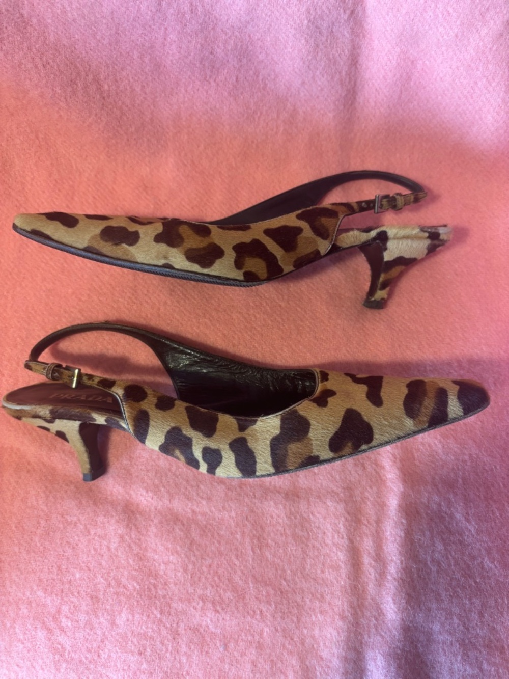 Prada cheetah pony hair kitten heels - Picture 3 of 9